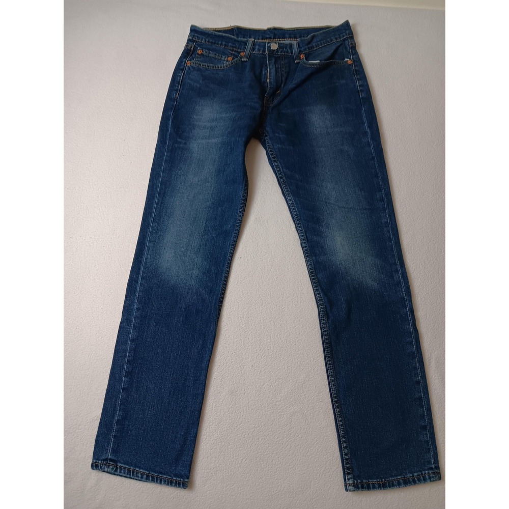 Levi's 511 Jeans Mens W32 L30 Blue Medium Wash Slim Tapered Denim Stretch